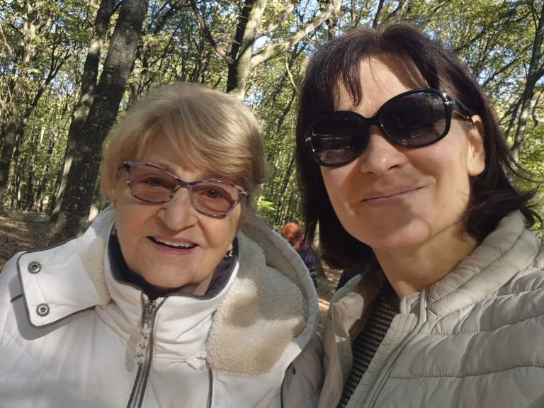 Mirela and her patient - Mrs. F. H.